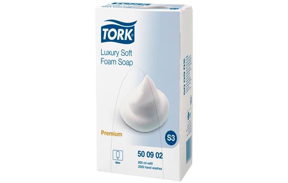 115366 Tork 500902 Skums&#229;pe TORK Prem. Luksus S3 800ml 